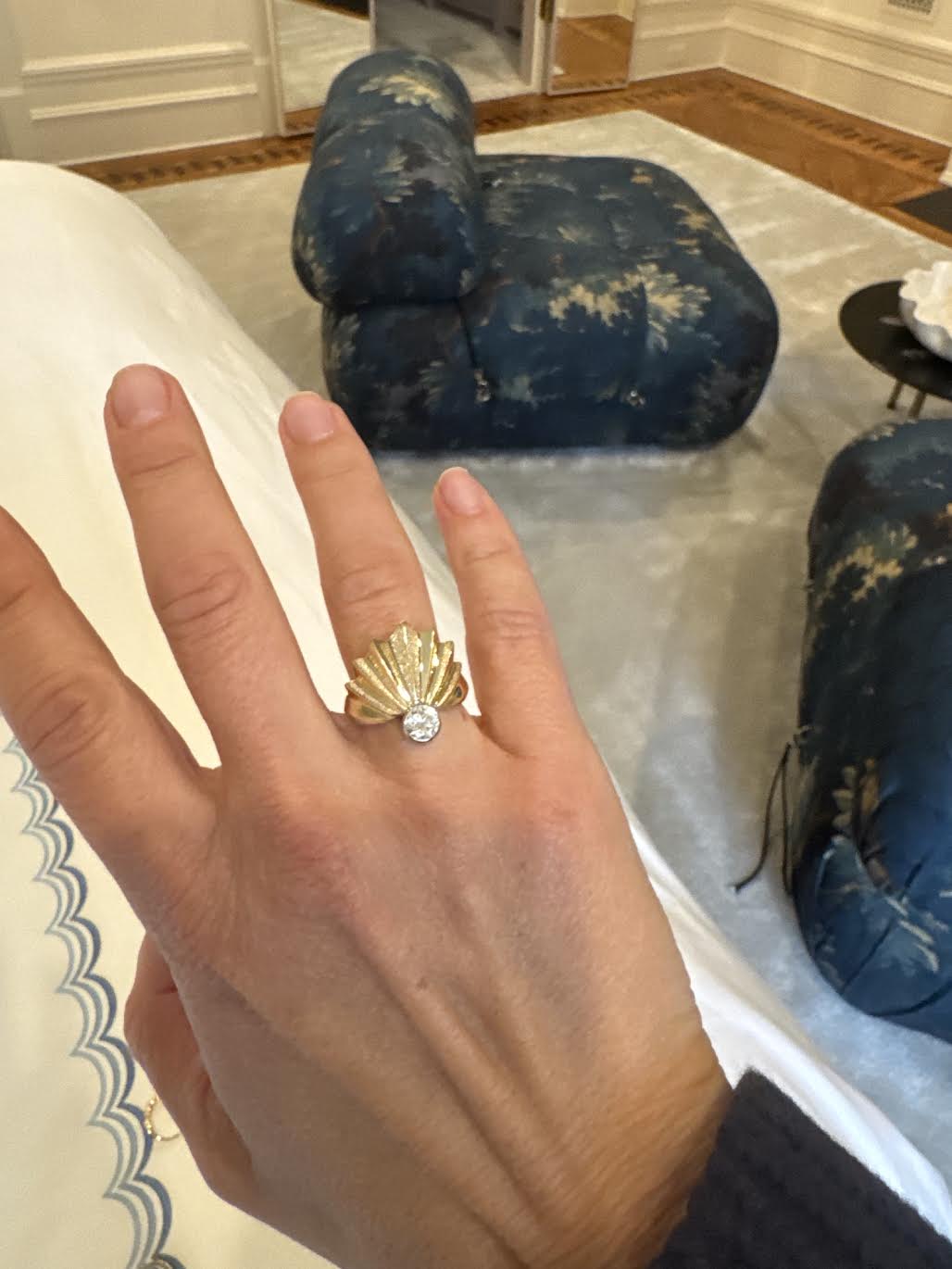 1970's Fan Ring