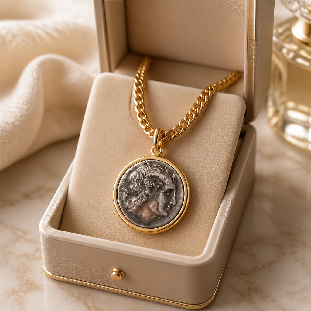 Macedon Amphipolis Coin Pendant
