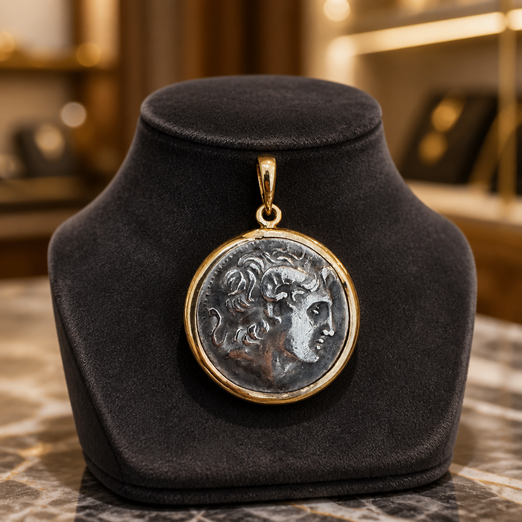 Macedon Amphipolis Coin Pendant