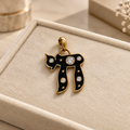Gold-plated Chai pendant with Lab diamonds