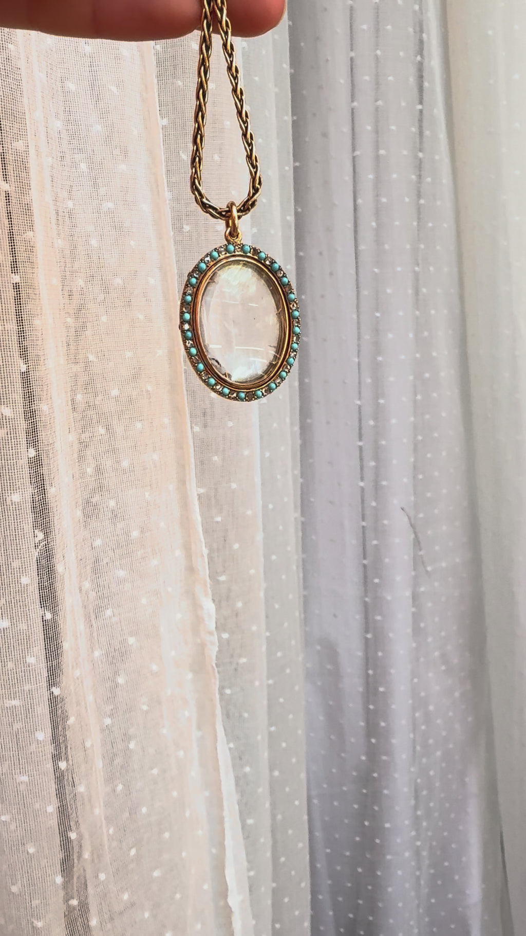 Victorian locket pendant
