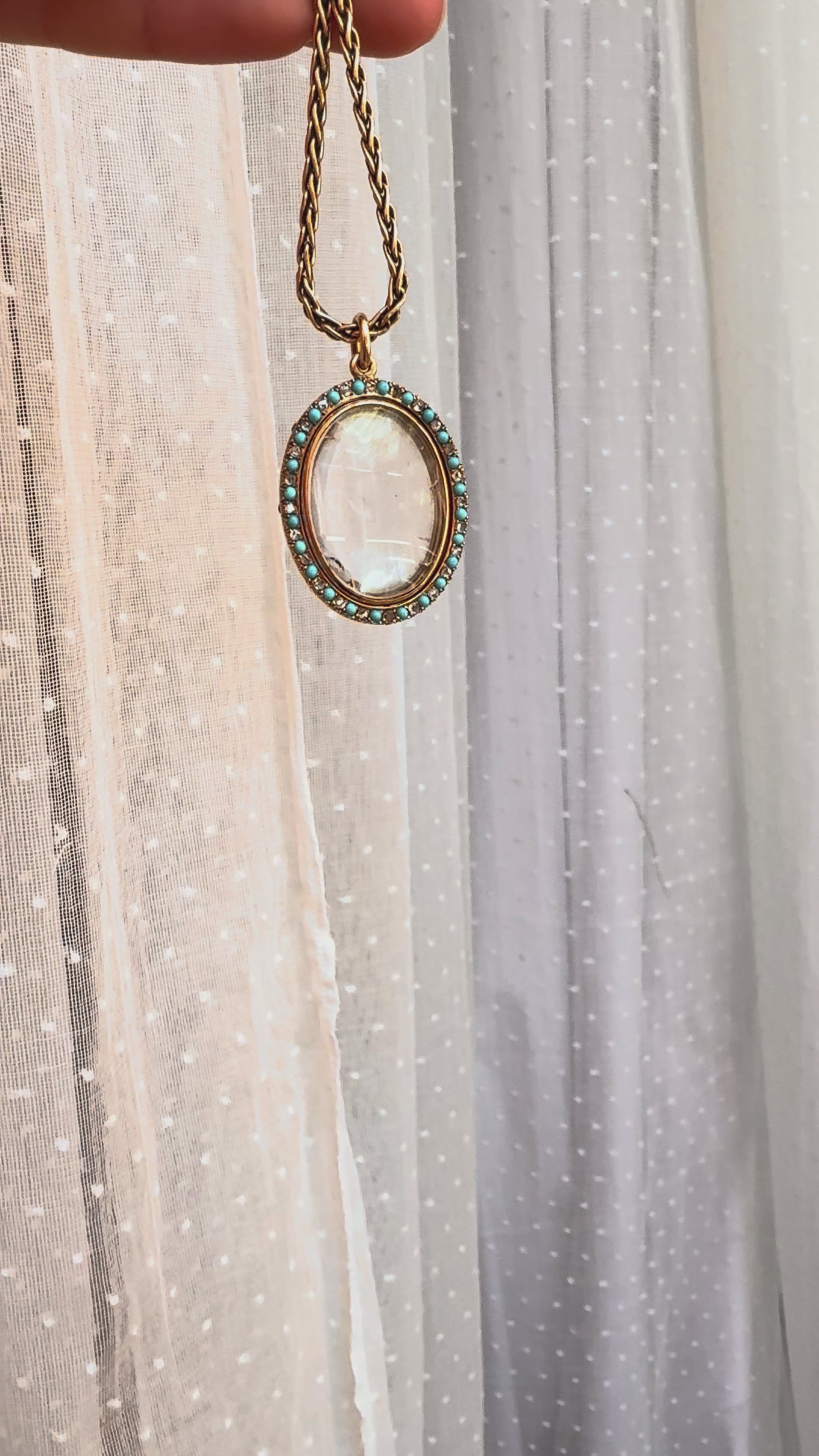 Victorian locket pendant